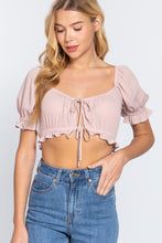 Load image into Gallery viewer, Laura Short Sleeve Crop Top