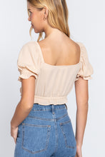 Load image into Gallery viewer, Laura Short Sleeve Crop Top