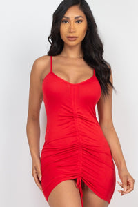 Layla Ruched Front Detail Mini Dress