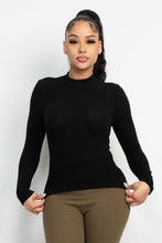 Load image into Gallery viewer, Sistine Mock Neck Long Sleeve Top