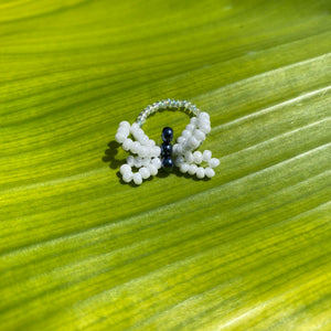 Butterfly Stretch Bead Rings