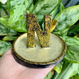 Letter "N" Jewelry Holder