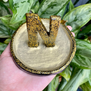 Letter "N" Jewelry Holder