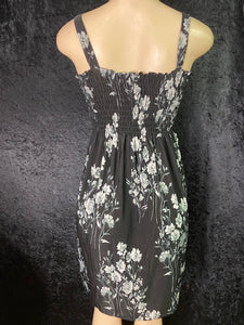Black and White Floral Dress