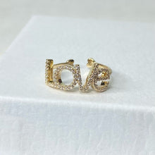 Load image into Gallery viewer, Love rhinestone ring