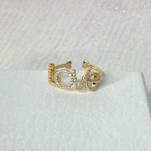 Load image into Gallery viewer, &quot;Love&quot; Rhinestone Ring