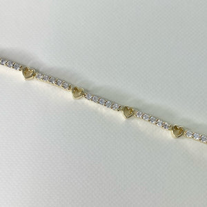 Love Is In The Air Rhinestone Bracelet