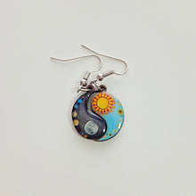 Load image into Gallery viewer, Moon And Sun / Yin Yang Earrings