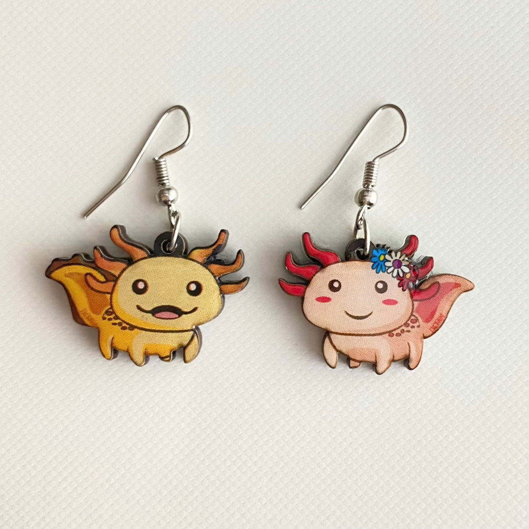 Axolotl Earrings