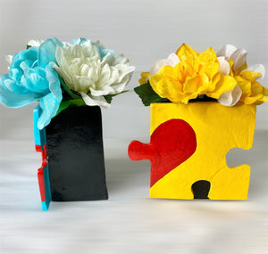 Puzzle Pieces Floral Arrangement