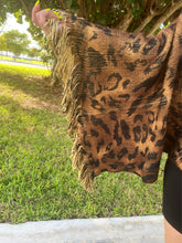Load image into Gallery viewer, Tiger Poncho Sweater Pullover - ONE SIZE