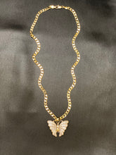 Load image into Gallery viewer, Mother Butterfly Rhinestone Necklace