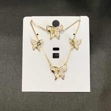 Load image into Gallery viewer, Be Free Butterfly Rhinestone Jewelry Set