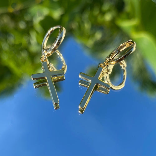 Cross Dangle Earring