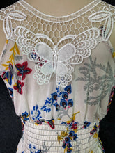 Load image into Gallery viewer, Lorena Midi Dress ( White w/ Multicolor )