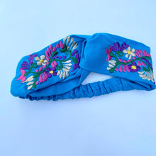 Load image into Gallery viewer, Elena Embroidered Top Knot Headband