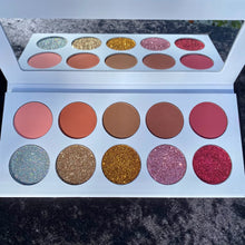 Load image into Gallery viewer, NellyNay Matte &amp; Glitter Eyeshadow Palette