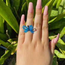 Load image into Gallery viewer, Butterfly Stretch Bead Rings