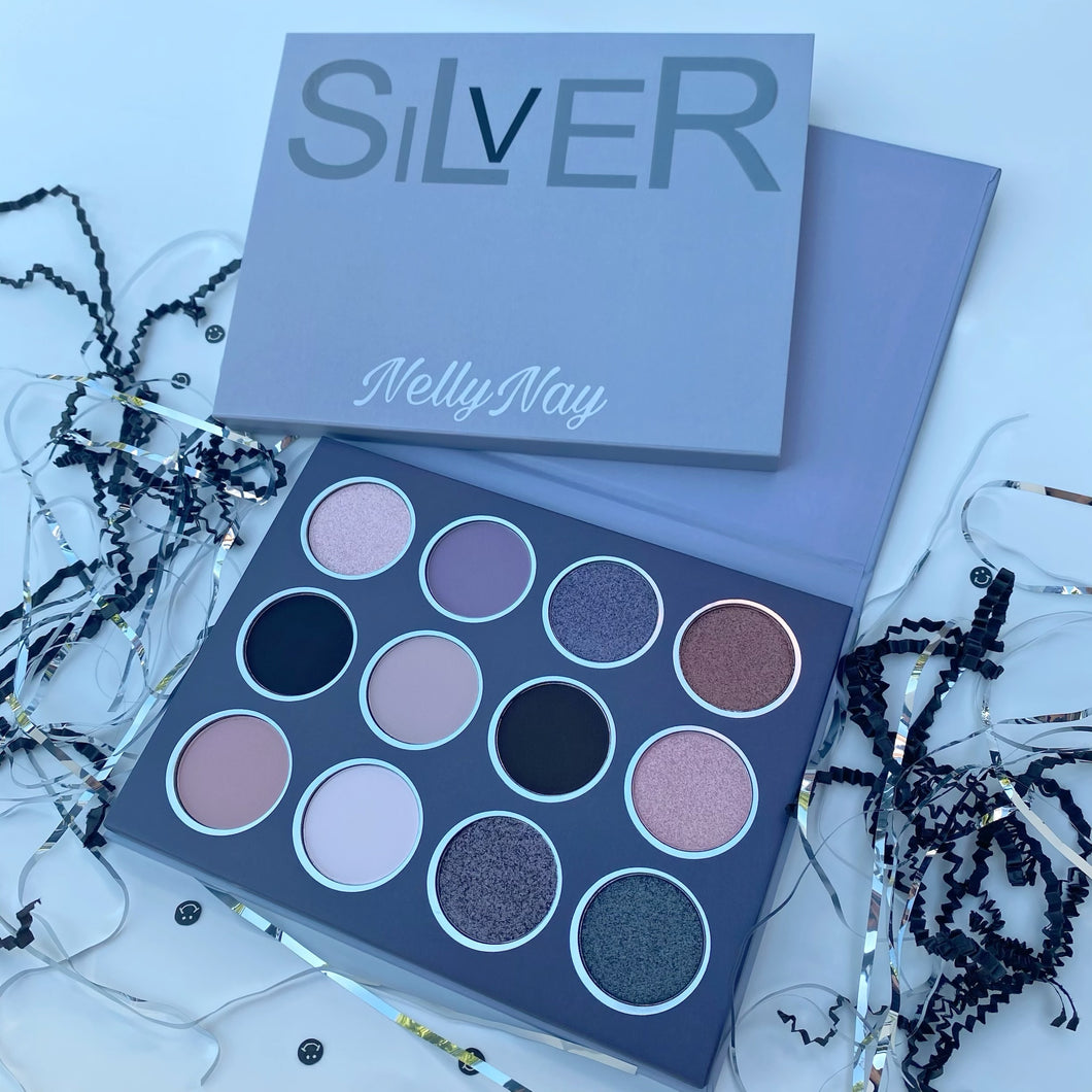 NEW - Silver Eyeshadow Palette