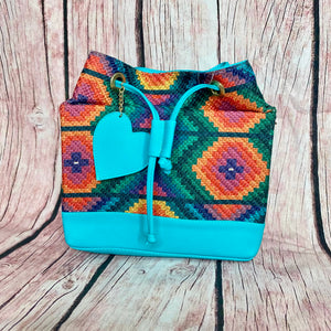 Renata Artisanal Purse - Blue