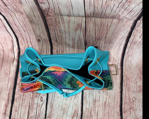 Renata Artisanal Purse - Blue