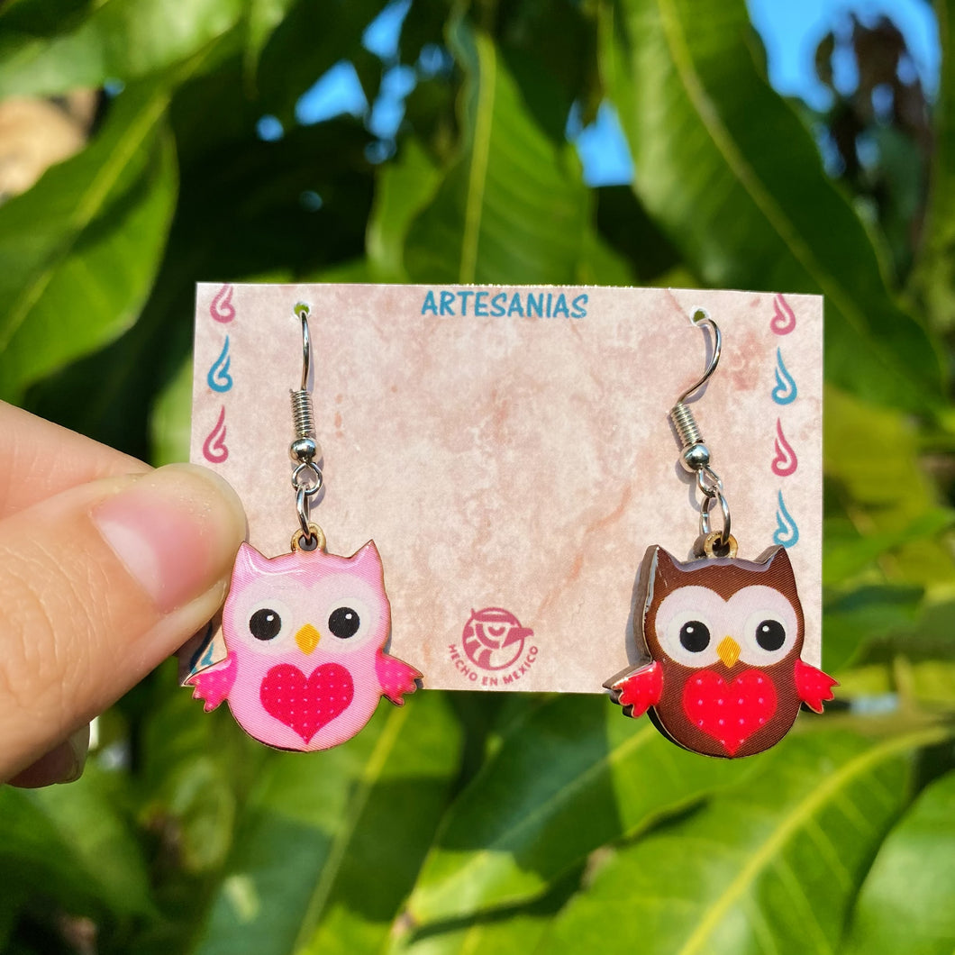 Owl Love Earrings