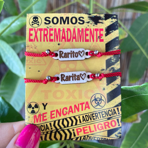 Rarito y Rarita Matching Bracelets