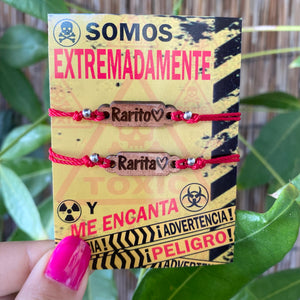 Rarito y Rarita Matching Bracelets