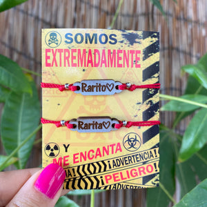 Rarito y Rarita Matching Bracelets