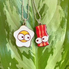 Load image into Gallery viewer, Egg and Bacon Necklace Set