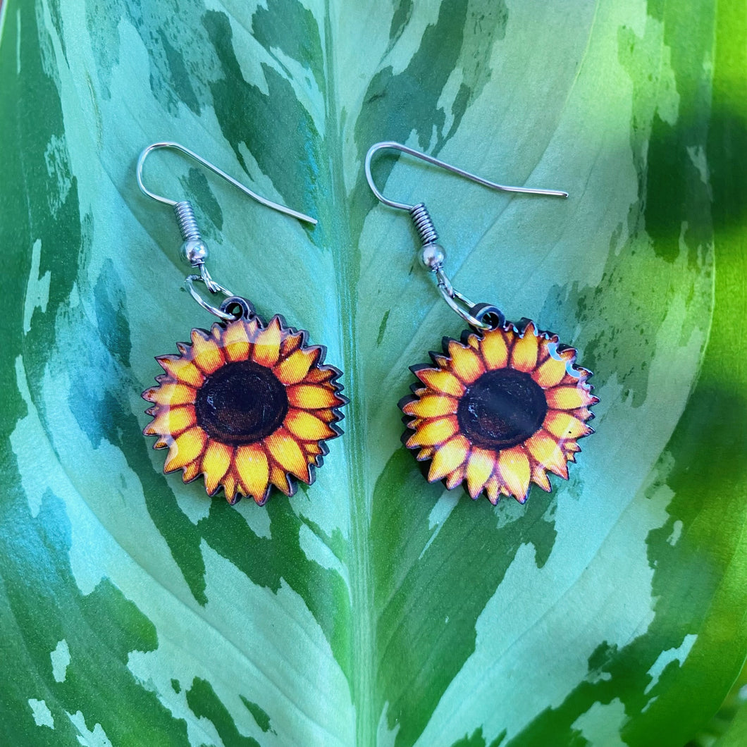 Veronica Sunflower Earrings