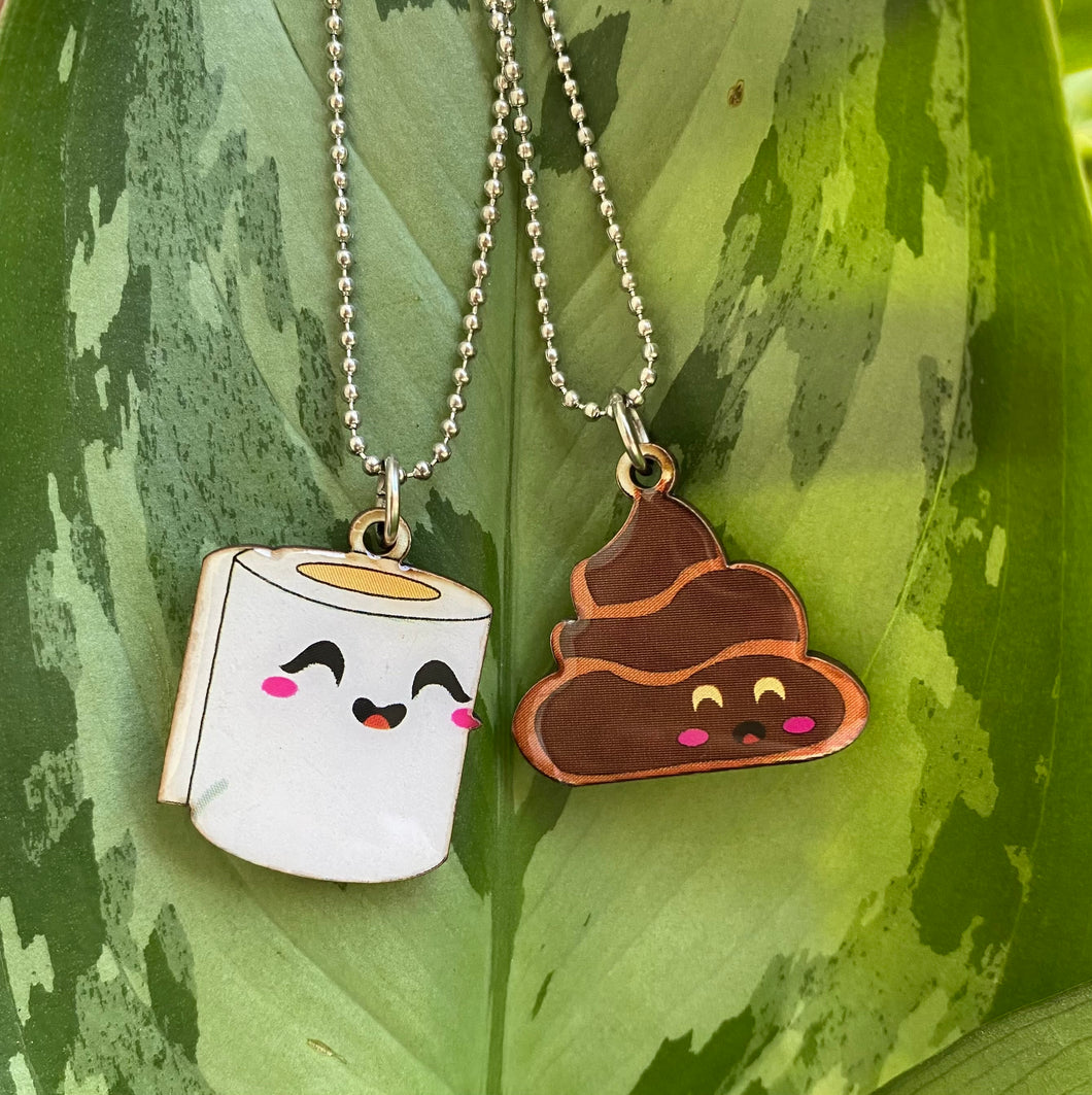 Sh*t Happens Necklace Set