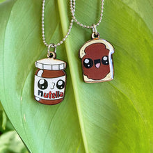 Load image into Gallery viewer, Baby Nutella and Bread Necklace Set