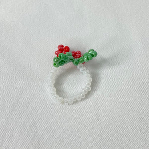 Cherry Bead Ring