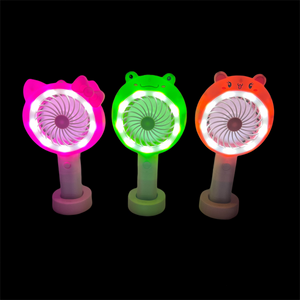 chargeable light up handheld fans