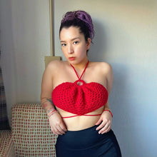 Load image into Gallery viewer, Alanna Crochet Crop Top