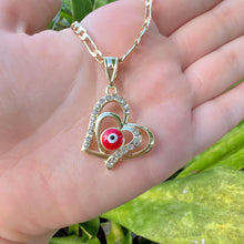Load image into Gallery viewer, Love Protection Evil Eye Necklace