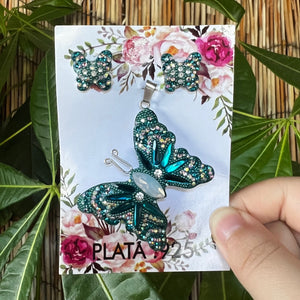 Forever Butterfly Jewelry Set - Silver 925