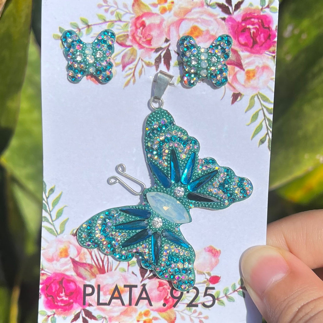 Forever Butterfly Jewelry Set - Silver 925