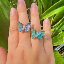 Load image into Gallery viewer, Spinning Butterfly Ring