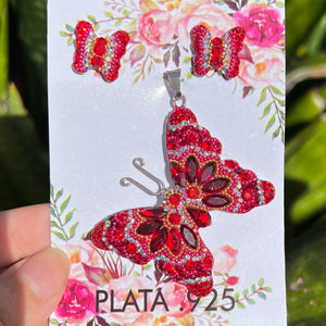 Forever Butterfly Jewelry Set - Silver 925