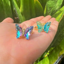 Load image into Gallery viewer, Spinning Butterfly Ring