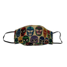 Load image into Gallery viewer, Lucha Libre Print Artisanal Face Mask
