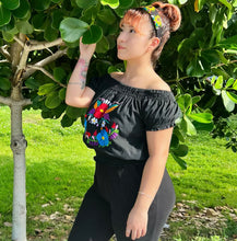 Load image into Gallery viewer, Veronica Off The Shoulder Floral Embroidered Blouse