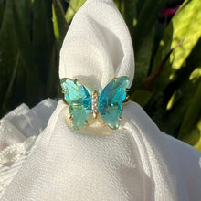 Load image into Gallery viewer, Spinning Butterfly Ring