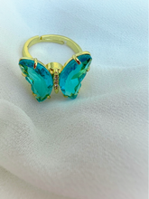 Load image into Gallery viewer, Spinning Butterfly Ring
