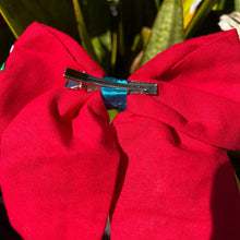 Load image into Gallery viewer, Querida XL Embroidered Bow Hair Clip